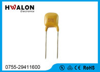 Komponen Elektronik berwarna kuning, PPTC, Termistor, Resistor Radial Bertimbal